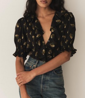  DÔEN Tops | Damen Henri Top Buttercup Bouquet